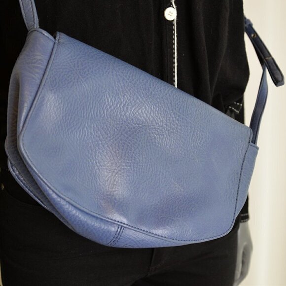 Matt and Nat Demi Dwell Crossbody Purse Vegan Leather Royal Blue - Picture 4 of 11